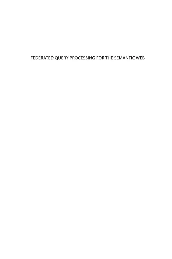 Federated Query Processing for the Semantic Web
