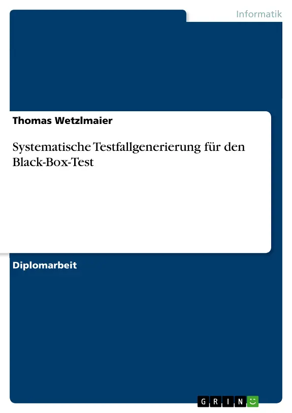 Systematische Testfallgenerierung für den Black-Box-Test