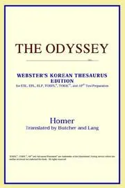 The Odyssey (Webster's Korean Thesaurus Edition)