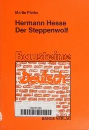 Hermann Hesse. Der Steppenwolf