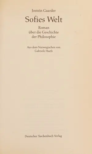 Sofies Welt