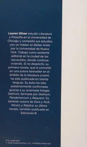 Si no despierto (Dutch)