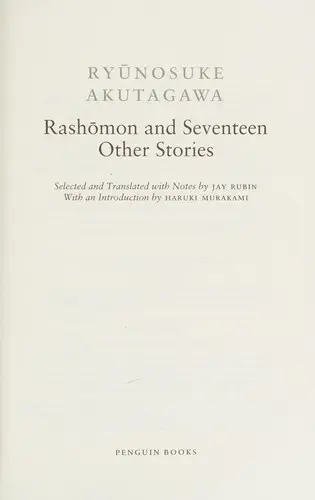 Rashōmon and seventeen other stories
