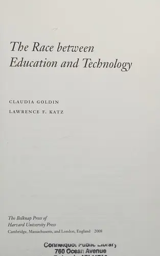 The Race between Education and Technology