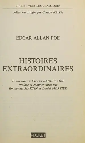 Histoires extraordinaires