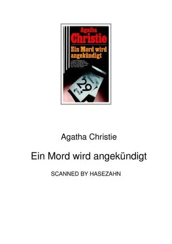 Ein Mord wird angekündigt