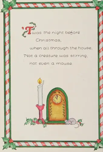 'Twas the night before Christmas