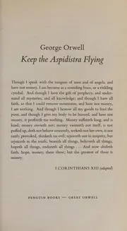 Keep the Aspidistra Flying