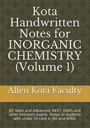 Kota Handwritten Notes for INORGANIC CHEMISTRY