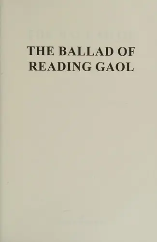 Ballad of Reading Gaol