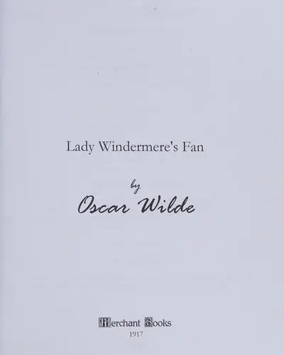 Lady Windermere's Fan