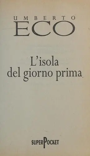 L'isola del giorno prima