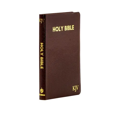 KJV Holy Bible Compact, Bonded Leather, Burgundy