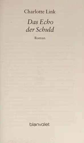 Das Echo der Schuld