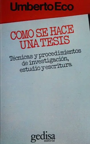 Cm̤o se hace una tesis