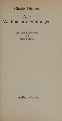 Alle Weihnachtserzählungen.