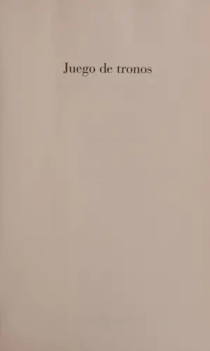 Juego de tronos