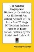 The General Biographical Dictionary