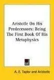 Aristotle On His Predecessors