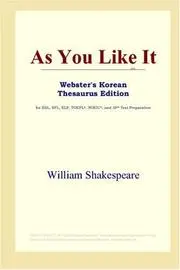 As You Like It (Webster's Korean Thesaurus Edition)