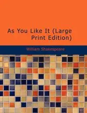 As You Like It (Large Print Edition)