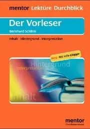 Der Vorleser. Diverse Umschlagfarben, unsortiert.