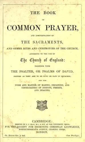Book of common prayer