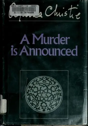 A murder is announced