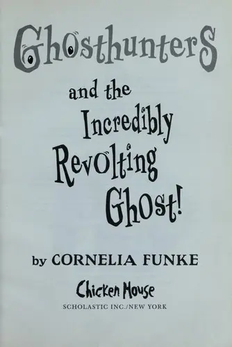 Ghosthunters and the incredibly revolting ghost