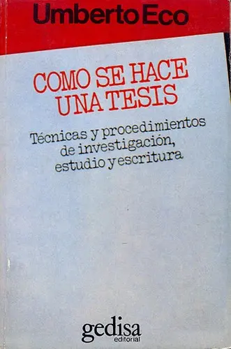 Cómo se hace una tesis