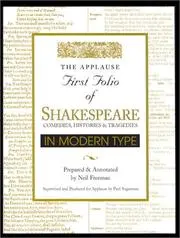 Applause First Folio of Shakespeare in Modern Type