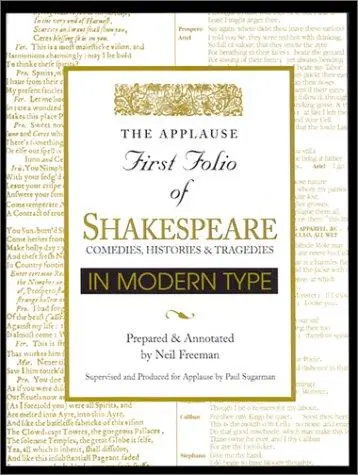 Applause First Folio of Shakespeare in Modern Type