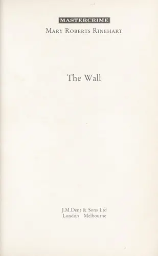The wall