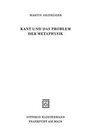 Kant und das Problem der Metaphysik