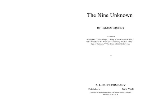 Nine unknown