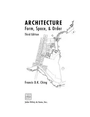 Architecture--form, space, & order