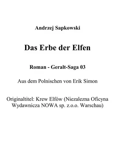 Das Erbe der Elfen