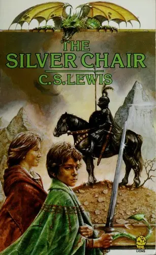 The silver chair.