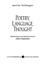 Poetry, language, thought