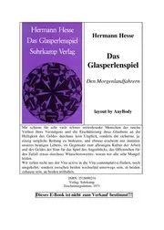 Das Glasperlenspiel