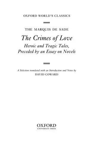 The Crimes of Love