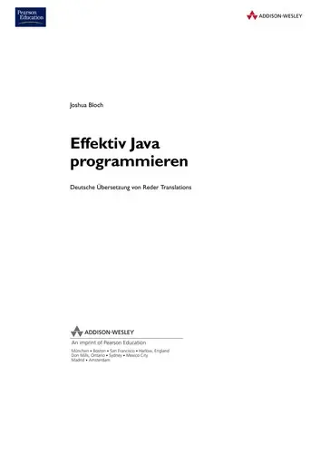 Effektiv Java programmieren