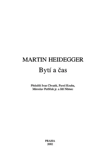 Bytí a čas