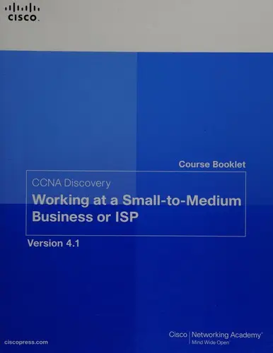 CCNA discovery course booklet.