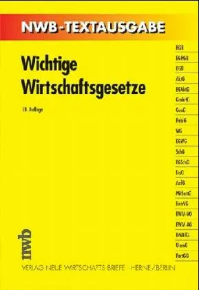 Wichtige Wirtschaftsgesetze.