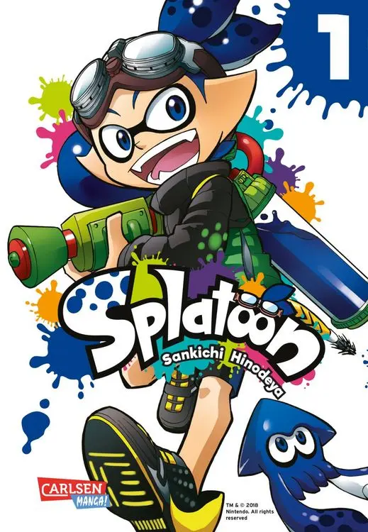 Splatoon 1
Das Nintendo-Game als Manga! Ideal für Kinder und Gamer!