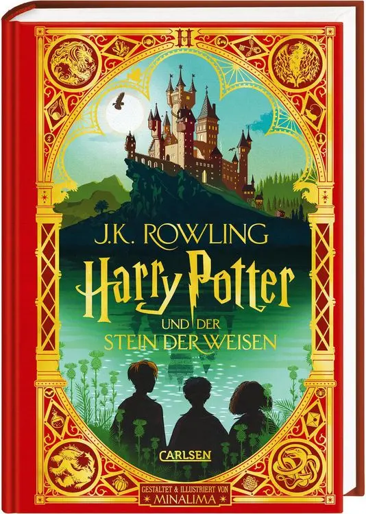 Harry Potter und der Stein der Weisen (Papierkunst-Edition mit 3D-Aufklapp-Elementen 1)
Farbig illustrierte Schmuckausgabe mit Goldprägung und Pop-Up-Elementen