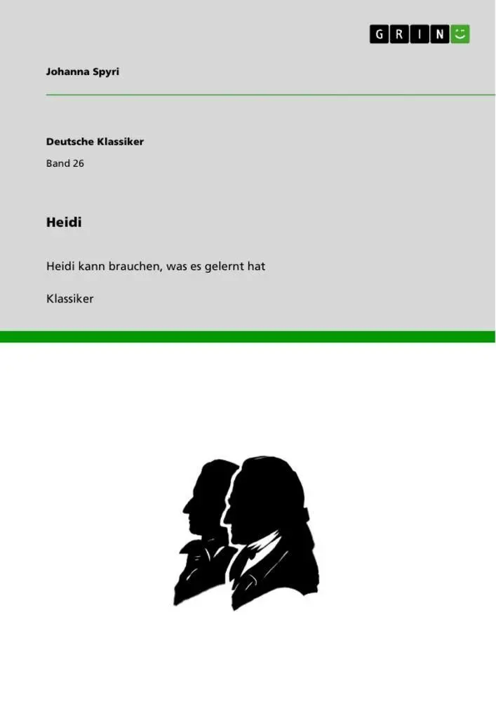 Heidi
Heidi kann brauchen, was es gelernt hat
